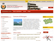 Tablet Screenshot of comune.brissogne.ao.it
